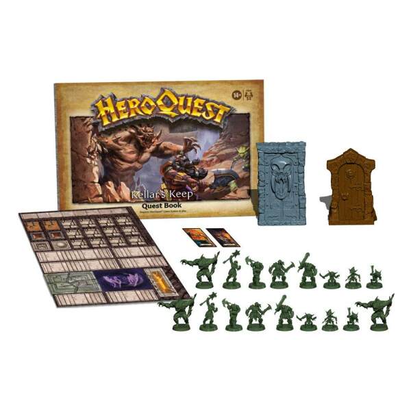 Expansión del Juego de Mesa Kellar's Keep Quest HeroQuest Pack inglés Hasbro - Collector4U.com