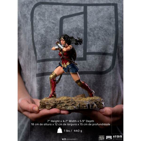 Estatua Wonder Woman Zack Snyder's Justice League 1/10 Art Scale 18 cm Iron Studios - Collector4U.com
