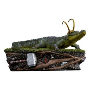 Estatua Alligator Loki 1/10 Art Scale 15 cm Iron Studios - Collector4U.com