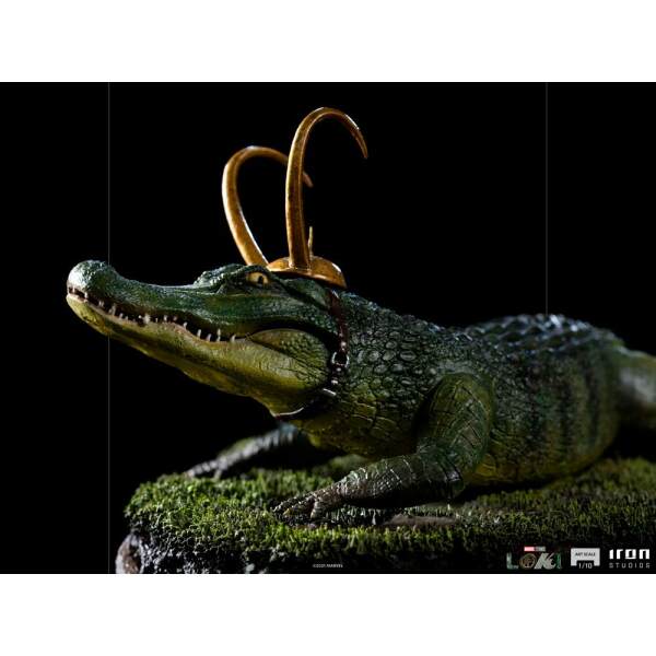 Estatua Alligator Loki 1/10 Art Scale 15 cm Iron Studios - Collector4U.com
