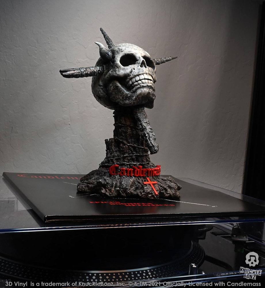Estatua Candlemass Epicus Doomicus Metallicus 3D Vinyl 25x25cm Knucklebonz - Collector4u.com