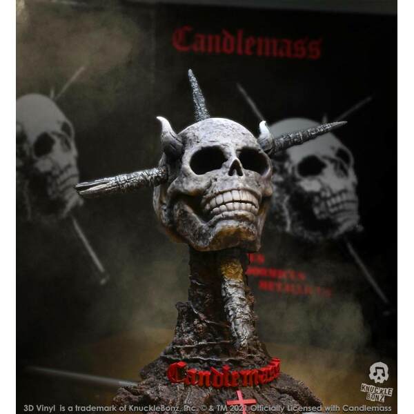 Estatua Candlemass Epicus Doomicus Metallicus 3D Vinyl 25x25cm Knucklebonz - Collector4U.com