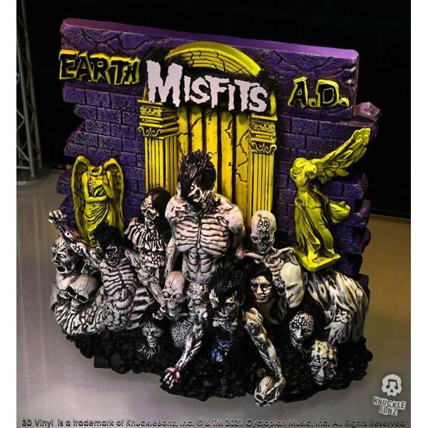 Estatua Misfits 3D Vinyl Earth A.D. 25 x 26 cm Knucklebonz - Collector4U.com