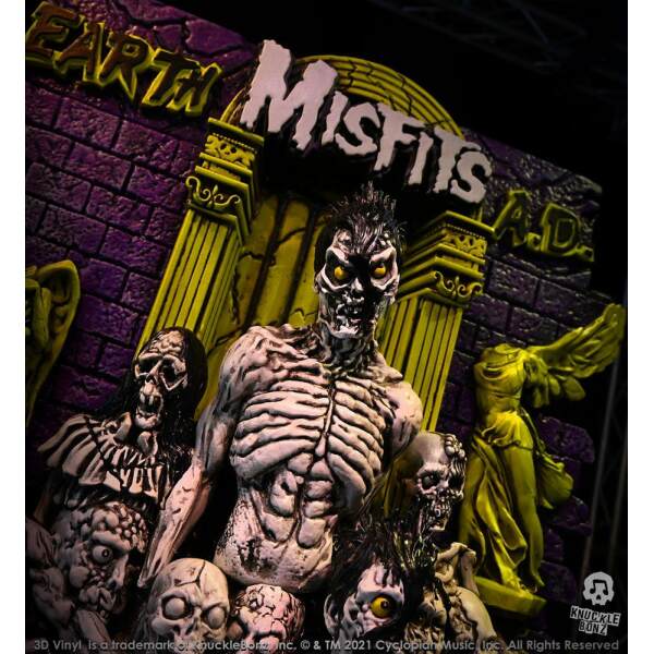 Estatua Misfits 3D Vinyl Earth A.D. 25 x 26 cm Knucklebonz - Collector4U.com