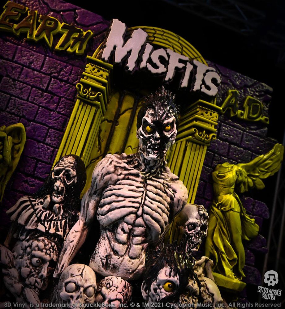 Estatua Misfits 3D Vinyl Earth A.D. 25 x 26 cm Knucklebonz - Collector4u.com