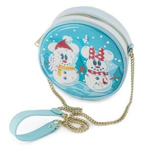 Bandolera Snowman Minnie & Mickey Snow Globe Disney by Loungefly - Collector4u.com