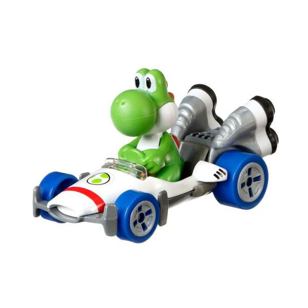Vehículo Yoshi Mario Kart Hot Wheels 1/64 (B Dasher) 8 cm Mattel - Collector4U.com
