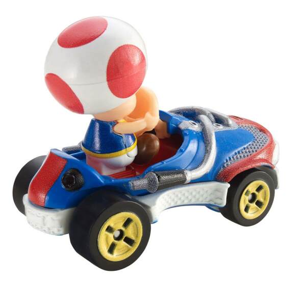 Vehículo Toad Mario Kart Hot Wheels 1/64 (Sneeker) 8 cm Mattel - Collector4U.com