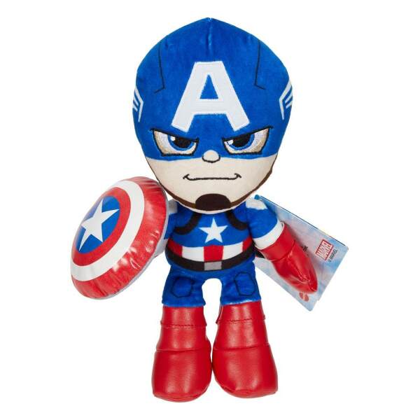 Peluche Capitán America Marvel 20 cm Mattel - Collector4U.com