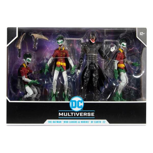 Pack 4 Figuras The Batman Who Laughs with the Robins of Earth DC Collector Multipack 18cm McFarlane Toys - Collector4U.com