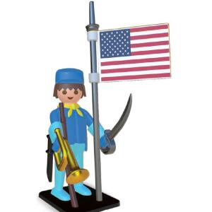 Estatua Playmobil El Soldado Americano Nostalgia Collection 25cm Plastoy