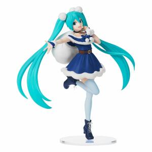 Estatua Hatsune Miku PVC SPM Christmas 2020 Blue 22 cm Sega collector4u.com