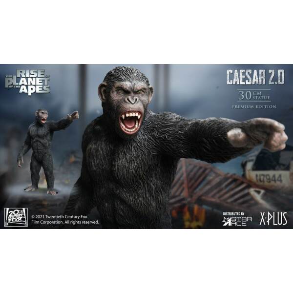 Estatua Caesar 2.0 El origen del planeta de los simios 30cm Star Ace Toys - Collector4U.com