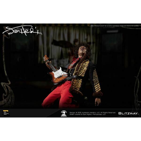 Figura Jimi Hendrix 1/6 31cm Blitzway - Collector4U.com