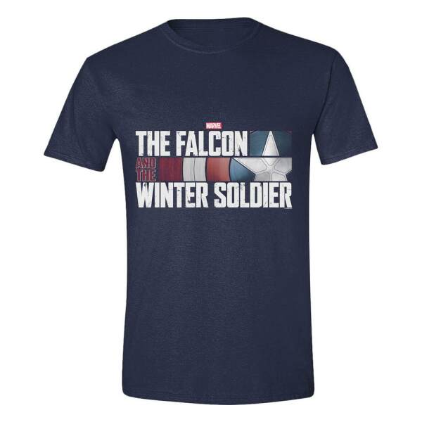 Camiseta Action HR The Falcon and the Winter Soldier Logo Navy talla L PCMerch - Collector4U.com