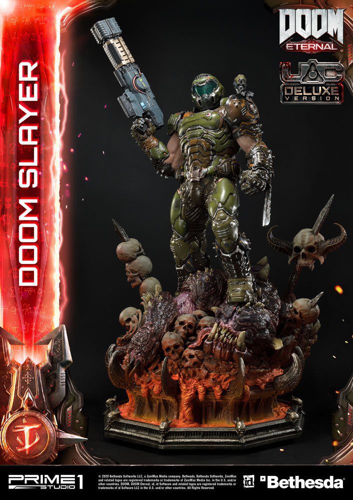 Doom Eternal Estatua Doom Slayer Deluxe Version 110 cm