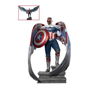 Estatua Captain America Sam Wilson The Falcon and the Winter Soldier Legacy Replica 1/4 (Complete) - Collector4U.com