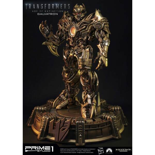 Estatua Galvatron Transformers La era de la extinción Gold Version 77 cm - Collector4U.com