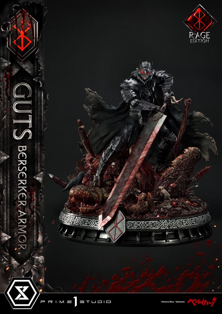 Estatua Guts Berserker Armor Berserk 1/4 Rage Edition 67 cm