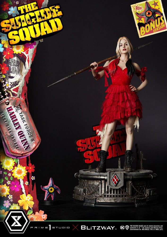 Estatua Harley Quinn Bonus Version The Suicide Squad 1/3 71 cm Prime 1 Studio - Collector4U.com