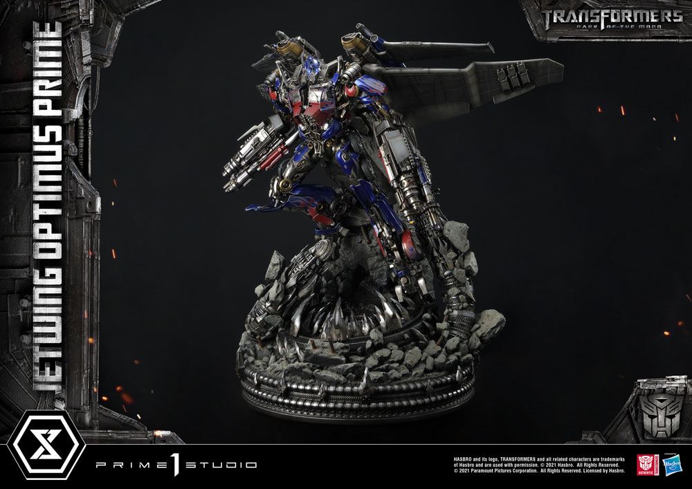 Estatua Jetwing Optimus Prime Transformers: el lado oscuro de la luna Bonus Version 104 cm