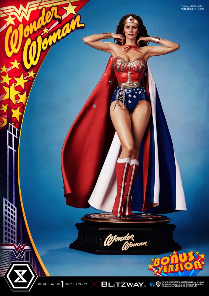 Estatua Lynda Carter Bonus Version Wonder Woman 1975 1/3 69 cm Prime 1 Studio - Collector4U.com