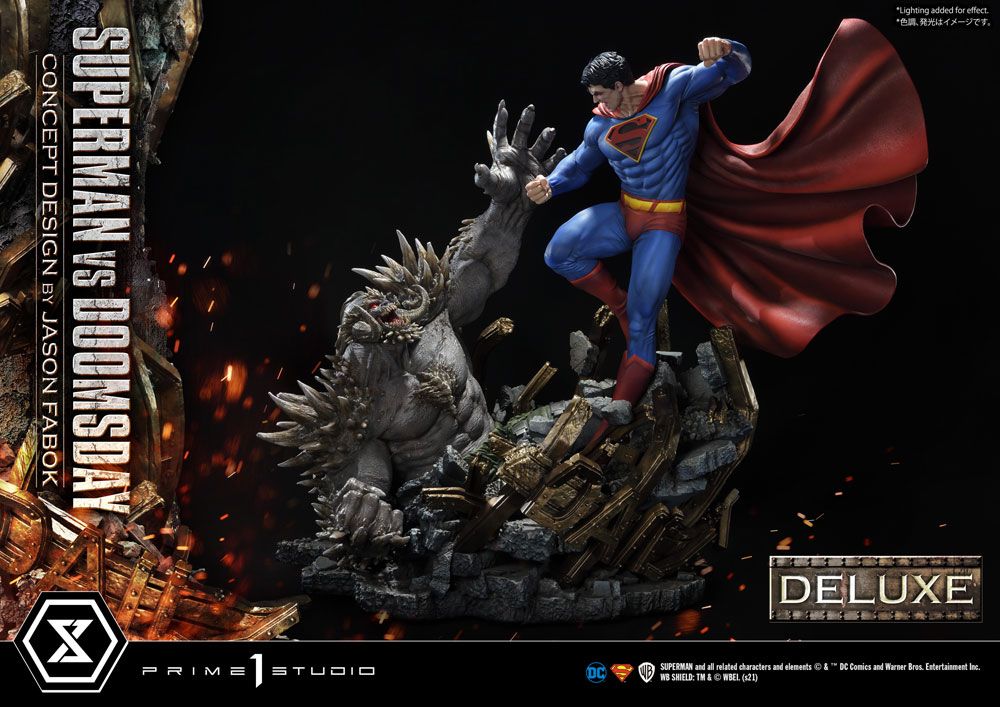 Estatua Superman Vs. Doomsday DC Comics 1/3 by Jason Fabok Deluxe Bonus Version 95 cm - Collector4U.com
