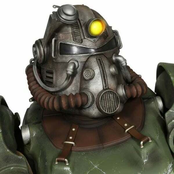 Estatua tamaño real T-51b Power Armor Fallout 4 213 cm