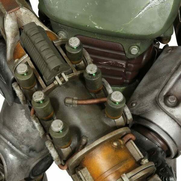 Estatua tamaño real T-51b Power Armor Fallout 4 213 cm