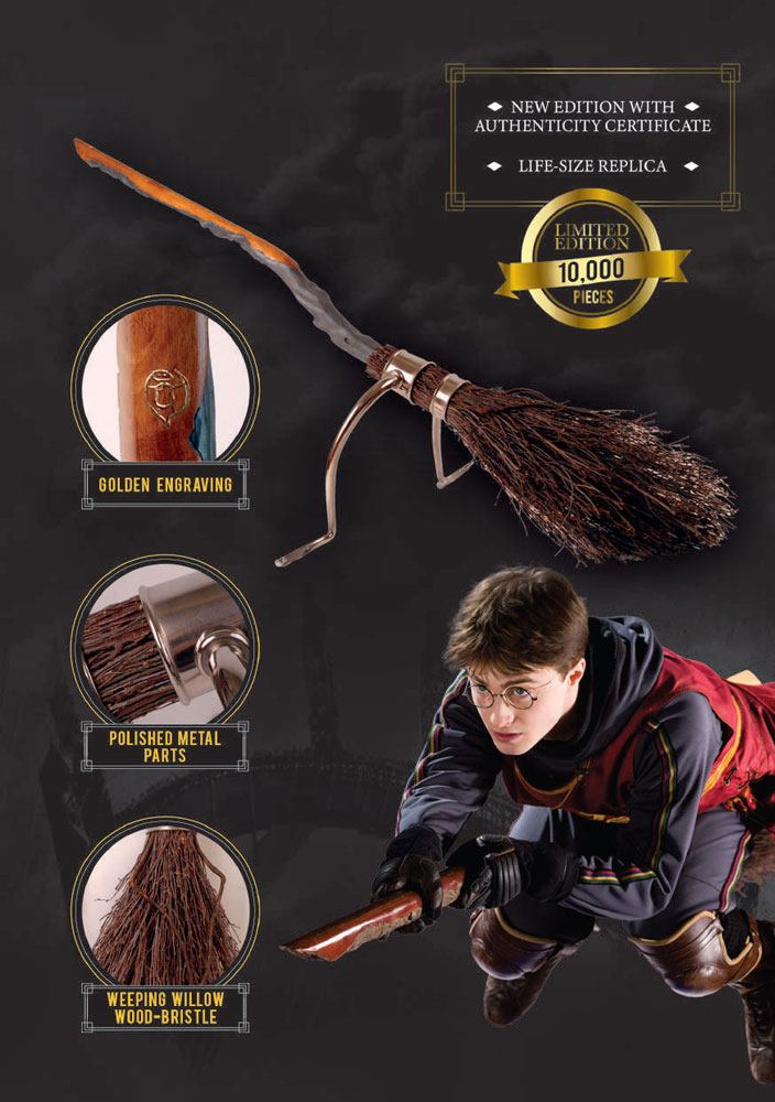 Réplica Escoba Saeta de Fuego Harry Potter 1/1 2022 Edition Cinereplicas - Collector4U.com