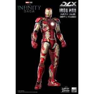 Figura Iron Man Mark 43 Infinity Saga 1/12 DLX (Battle Damage) Limited Edition 17 cm Threezero
