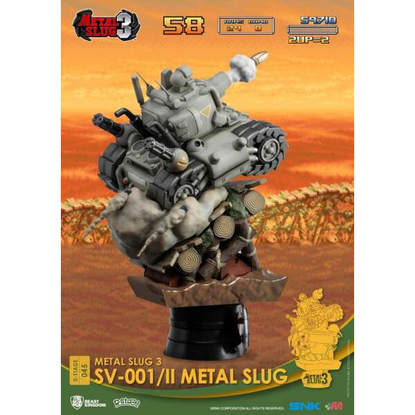 Diorama Metal Slug PVC D-Stage SV-001/II Closed Box Version 16 cm Beast Kingdom - Collector4U.com