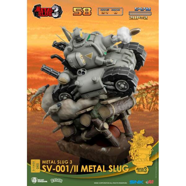 Diorama Metal Slug PVC D-Stage SV-001/II Closed Box Version 16 cm Beast Kingdom - Collector4U.com