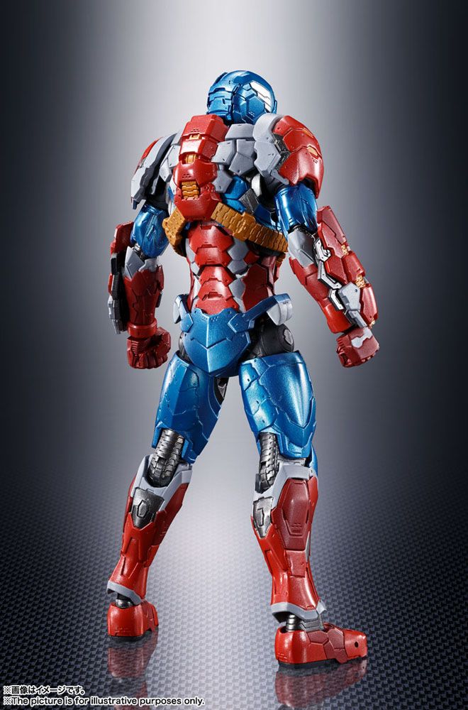 Figura Capitán América Tech-On Avengers S.H. Figuarts 16 cm Bandai - Collector4u.com