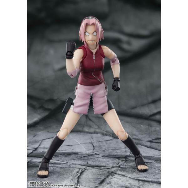 Figura Sakura Haruno Naruto Shippuden S.H. Figuarts Inheritor of Tsunade's indominable will 14 cm Bandai - Collector4U.com