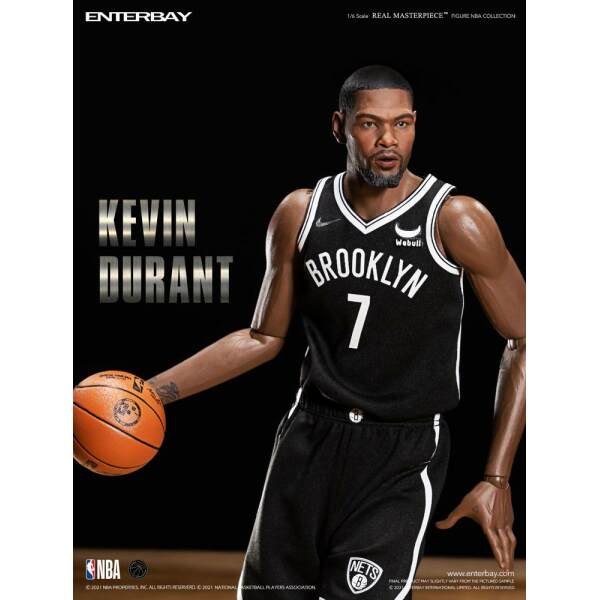Figura Kevin Durant NBA Collection 1/6 Real Masterpiece 33cm Enterbay - Collector4U.com