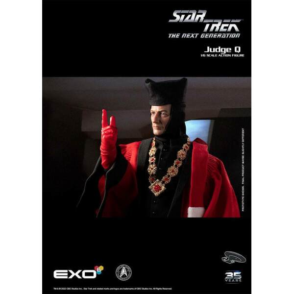 Figura Judge Q Star Trek: The Next Generation 1/6 30 cm EXO-6 - Collector4U.com