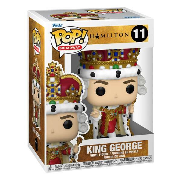 Funko King George Hamilton Figura POP! Broadway Vinyl 9 cm - Collector4U.com