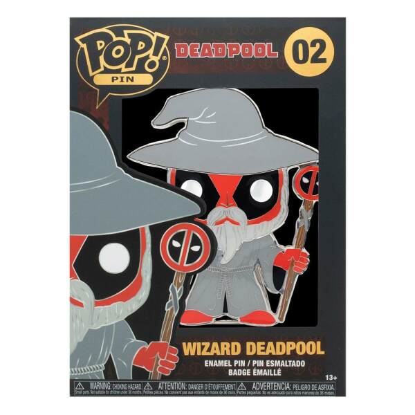 Pin Chapa esmaltada Friends - Wizard Deadpool Marvel Comics POP! 10cm Funko - Collector4U.com