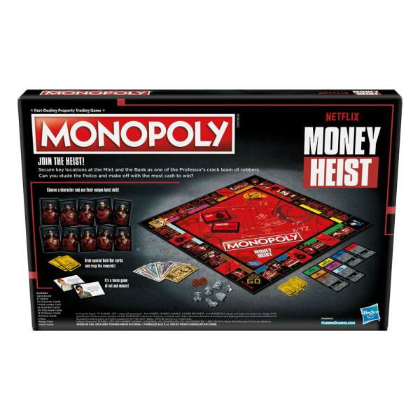 Monopoly La Casa de Papel Juego de Mesa Money Heist *Edición Inglés* - Collector4U.com