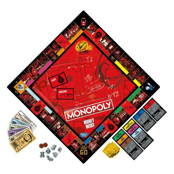 Monopoly La Casa de Papel Juego de Mesa Money Heist *Edición Inglés* - Collector4U.com