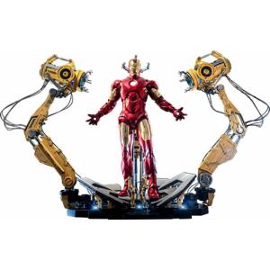 Figura Iron Man Mark IV Iron Man 2 1/4 with Suit-Up Gantry 49 cm Hot Toys collector4u.com