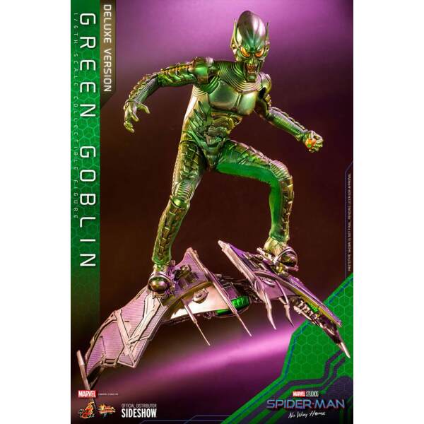 Figura Green Goblin Spider-Man: No Way Home Movie Masterpiece 1/6 (Deluxe Version) 30 cm Hot Toys - Collector4U.com