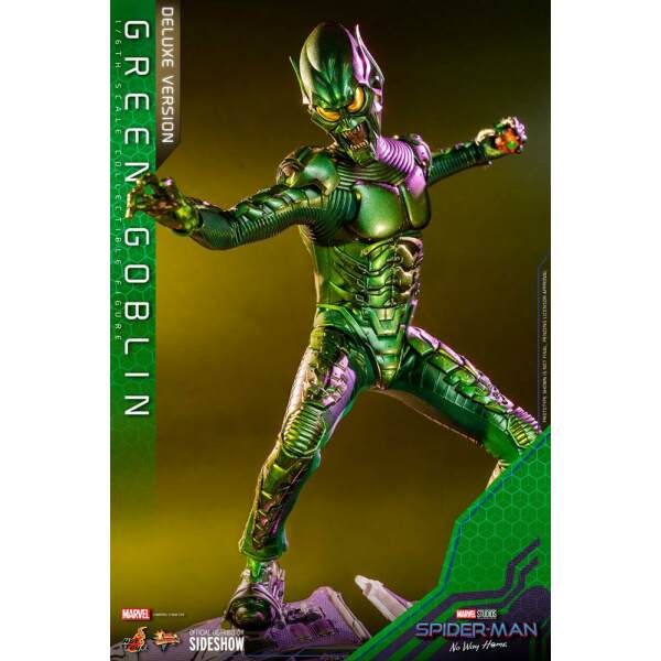 Figura Green Goblin Spider-Man: No Way Home Movie Masterpiece 1/6 (Deluxe Version) 30 cm Hot Toys - Collector4U.com
