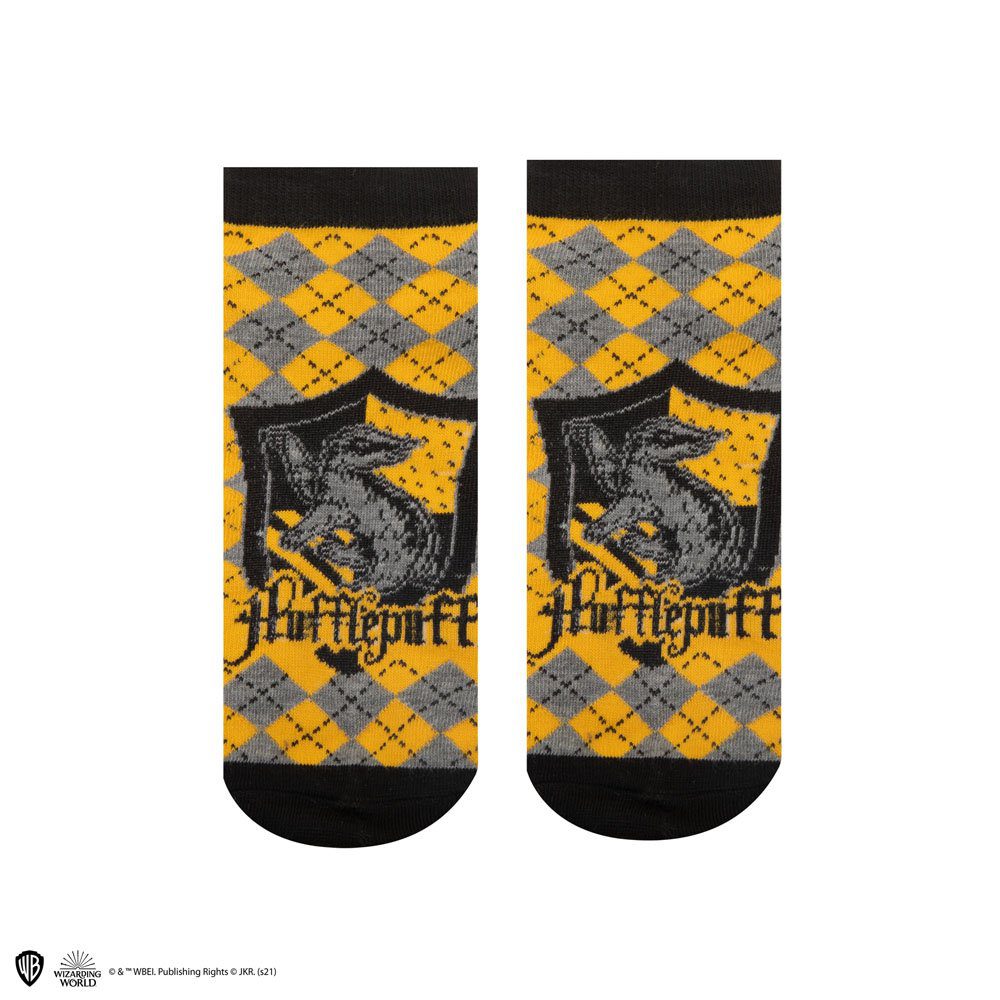 Pack de 3 Pares de calcetines tobilleros Hufflepuff Harry Potter Cinereplicas - Collector4U.com
