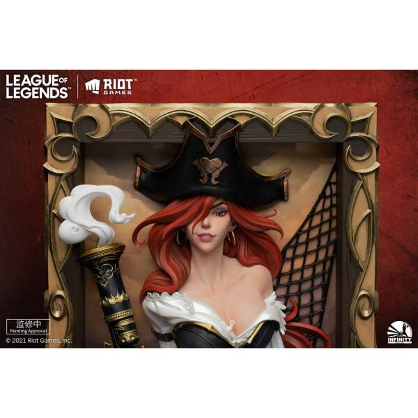 Marco 3D The Bounty Hunter-Miss Fortune League of Legends PVC 25cm - Collector4U.com