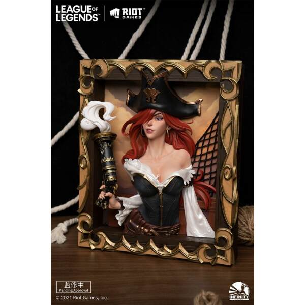 Marco 3D The Bounty Hunter-Miss Fortune League of Legends PVC 25cm - Collector4U.com