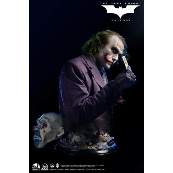 Busto tamaño real Joker The Dark Knight 82 cm - Collector4U.com
