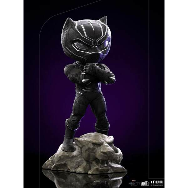 Minifigura Black Panther The Infinity Saga Mini Co. PVC 15 cm Iron Studios - Collector4U.com
