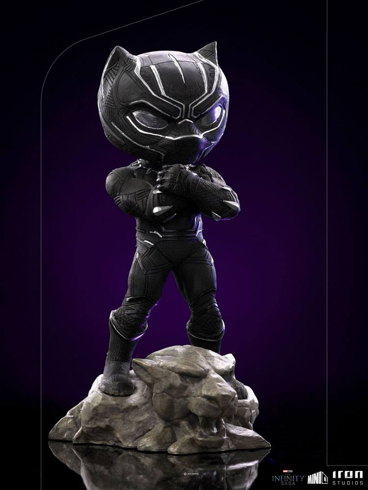 Minifigura Black Panther The Infinity Saga Mini Co. PVC 15 cm Iron Studios - Collector4u.com